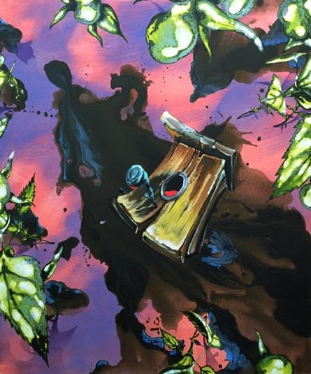 Vogelhuisje brandnetels